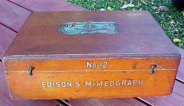 Edison-Dick Mimeograph.